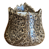 Brown ceramic planter