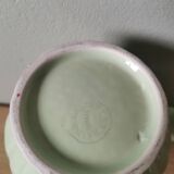 Vintage carafe pitcher Salins les Bains France mint green