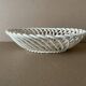 Antique ceramic woven basket