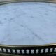 Marble bouillotte table