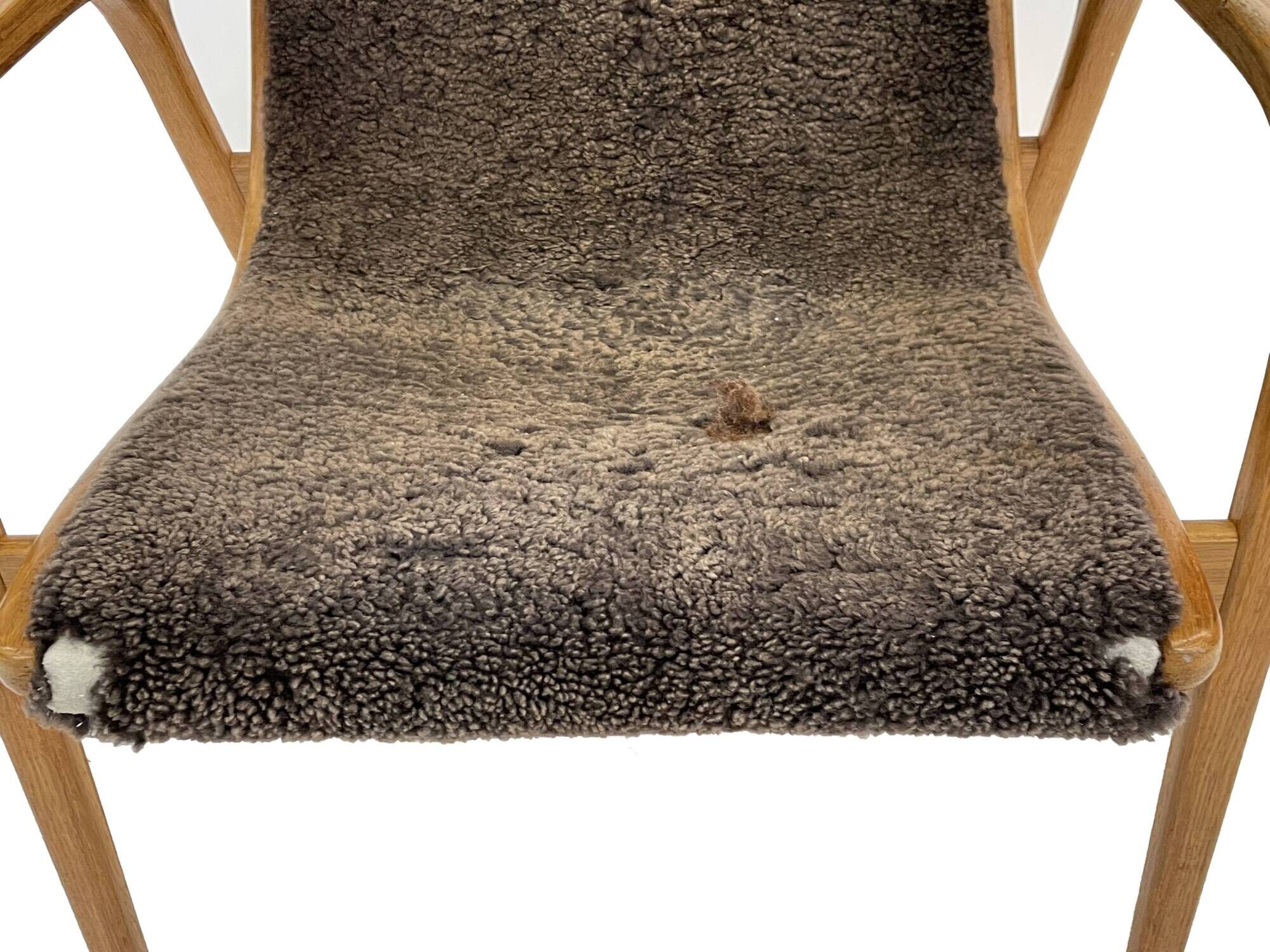 Vintage Swedish lamino armchair Yngve Ekstrom Design