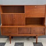 1960s teak high sideboard