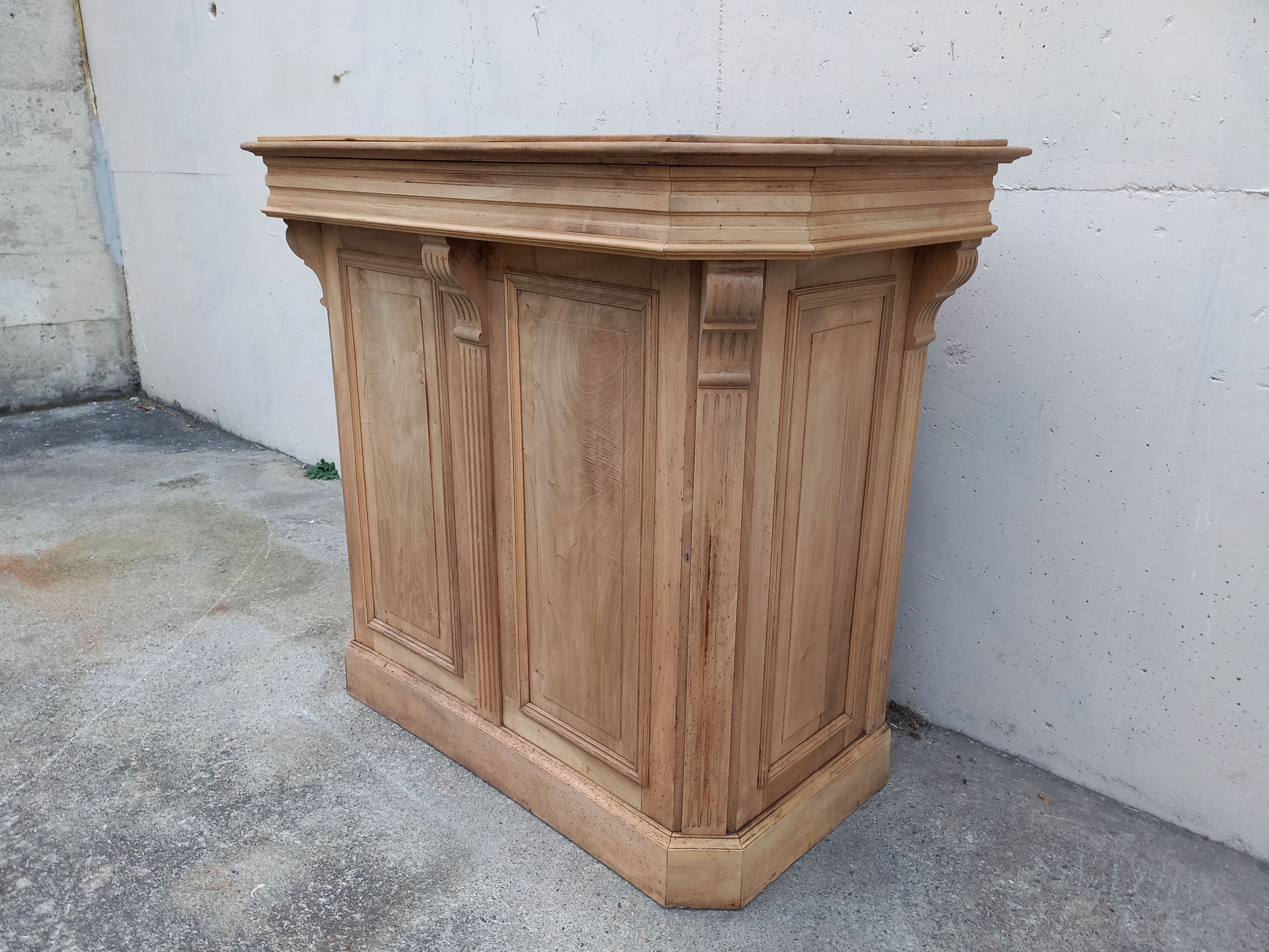 Former store counter, bar