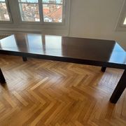 Contemporary Cinna table in solid oak