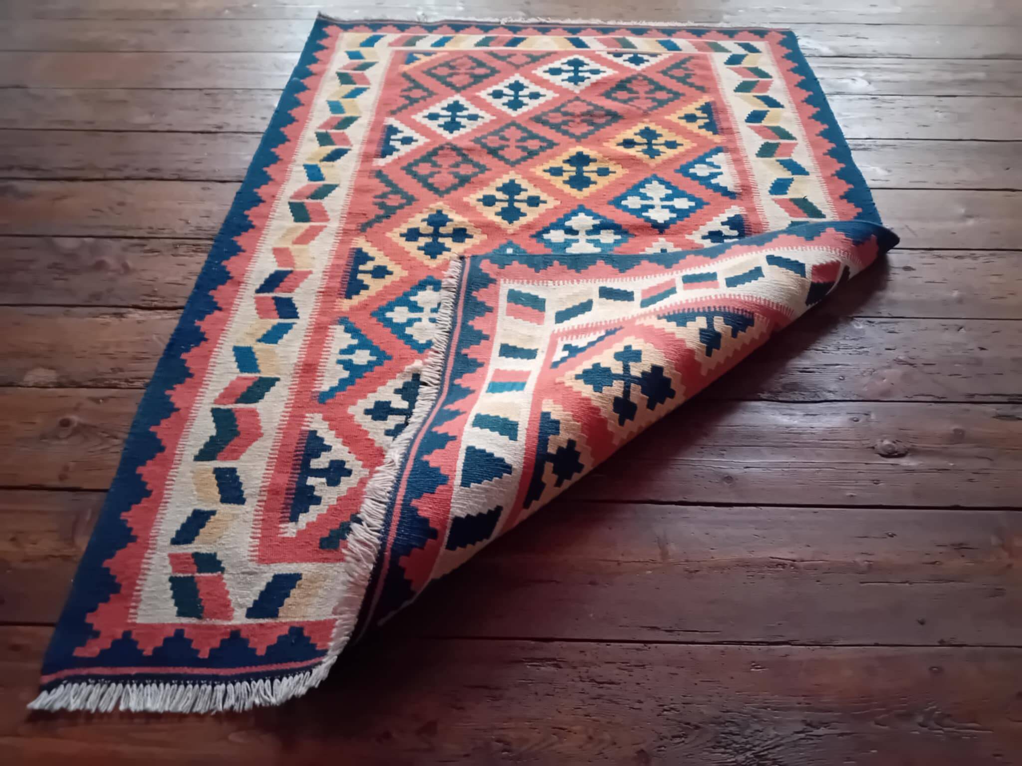 Handmade Afghan Kilim 185x127cm