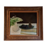 Oil on canvas, still life by René Genis