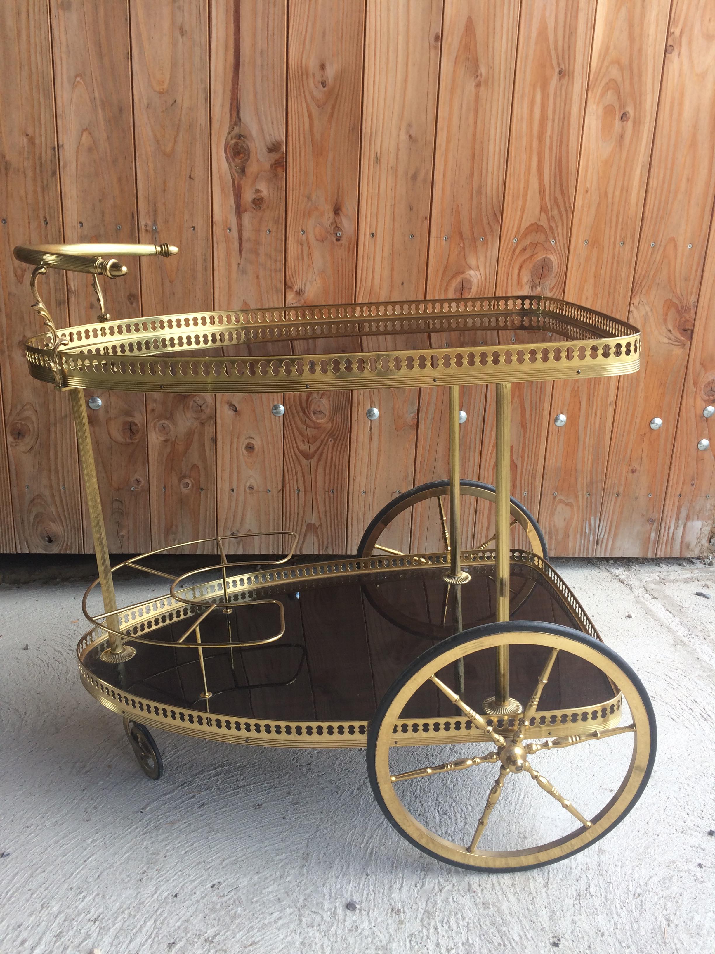 Desert of 1960 in golden brass