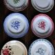 6 mismatched dinner plates
