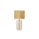 Lampe Charlotte blanche raphia Cosin Paris