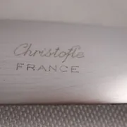 Christofle Vendôme Shell, cutlery set 49 pieces, silver-plated knives.