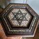 Antique octagonal table with mother-of-pearl inlays - Syria or Egypt