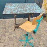 Architect's desk and chair
