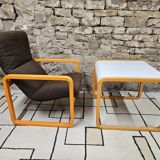 Set of Wilkhahn bentwood armchairs and tables, vintage 1980s