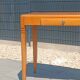 Vintage Scandinavian-style wooden table with drawer, 1950s-60s.