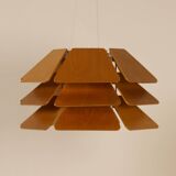 IMPRESSIVE DANISH MODEL 838 PENDANT LAMP BY P&P LJUS AB, 1970s