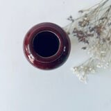 Glazed ceramic vase