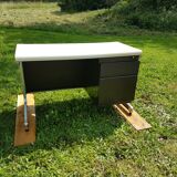 Metal and chrome desk from the 70s