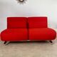 Canapé convertible 360° Le Vele Video design italien Futura 2 places rouge