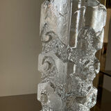 Vintage soliflore vase in molded glass