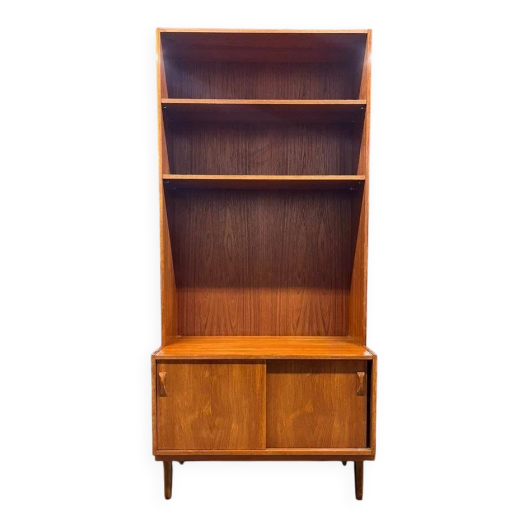 Vintage wooden library / shelf / display cabinet
