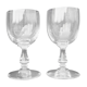 Paire de verres cristal Saint Louis modèle Lucrèce