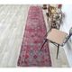 1960s - Vintage Turkish Hand-Knotted Herki Runner Rug - 75x365