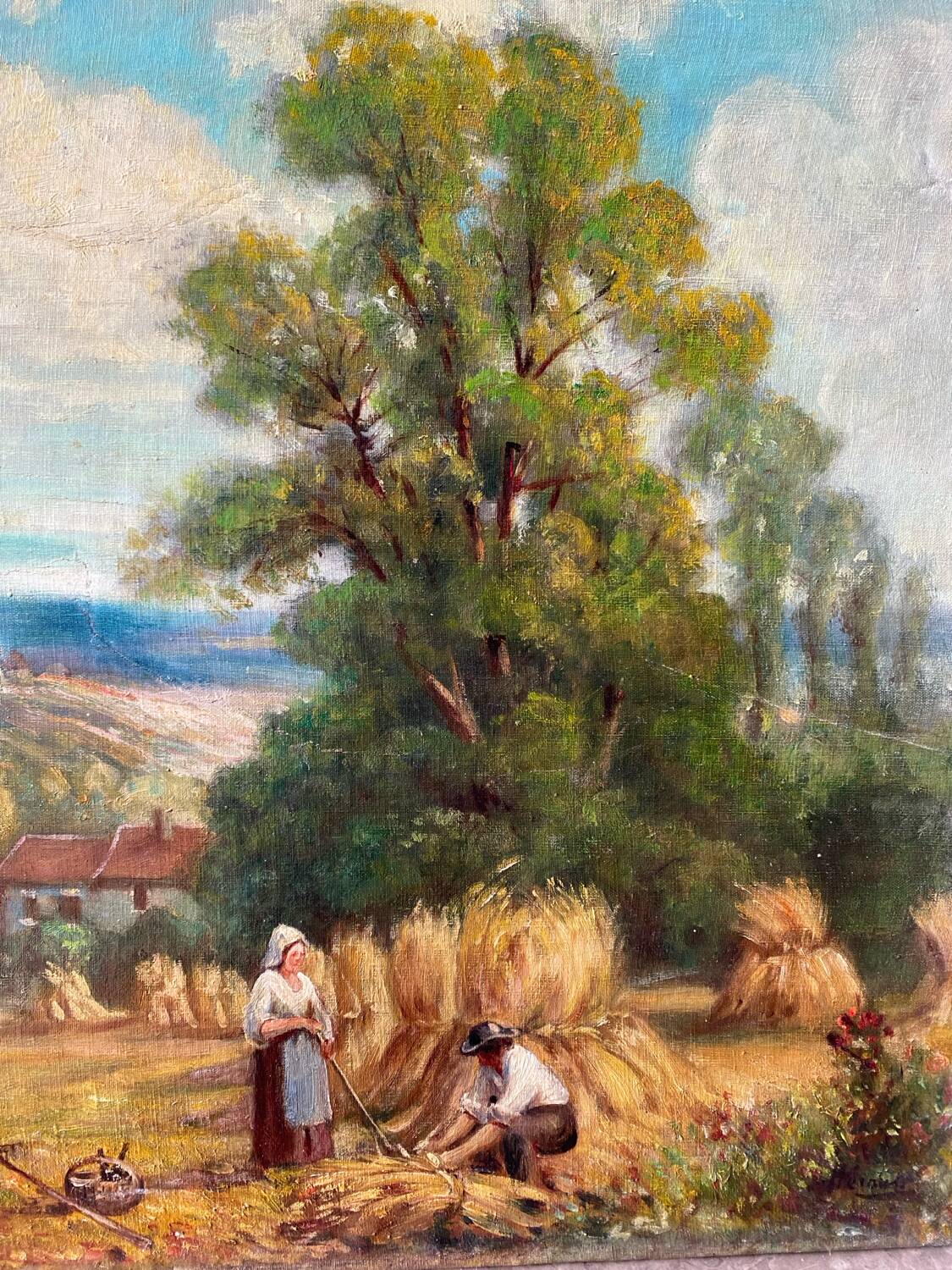 Country landscape signed
