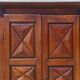 Antique Louis XIII wardrobe, diamond points