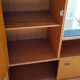 Scandinavian vintage teak display cabinet