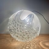 Baladeuse globe vintage en verre XL