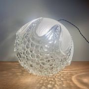 Baladeuse globe vintage en verre XL