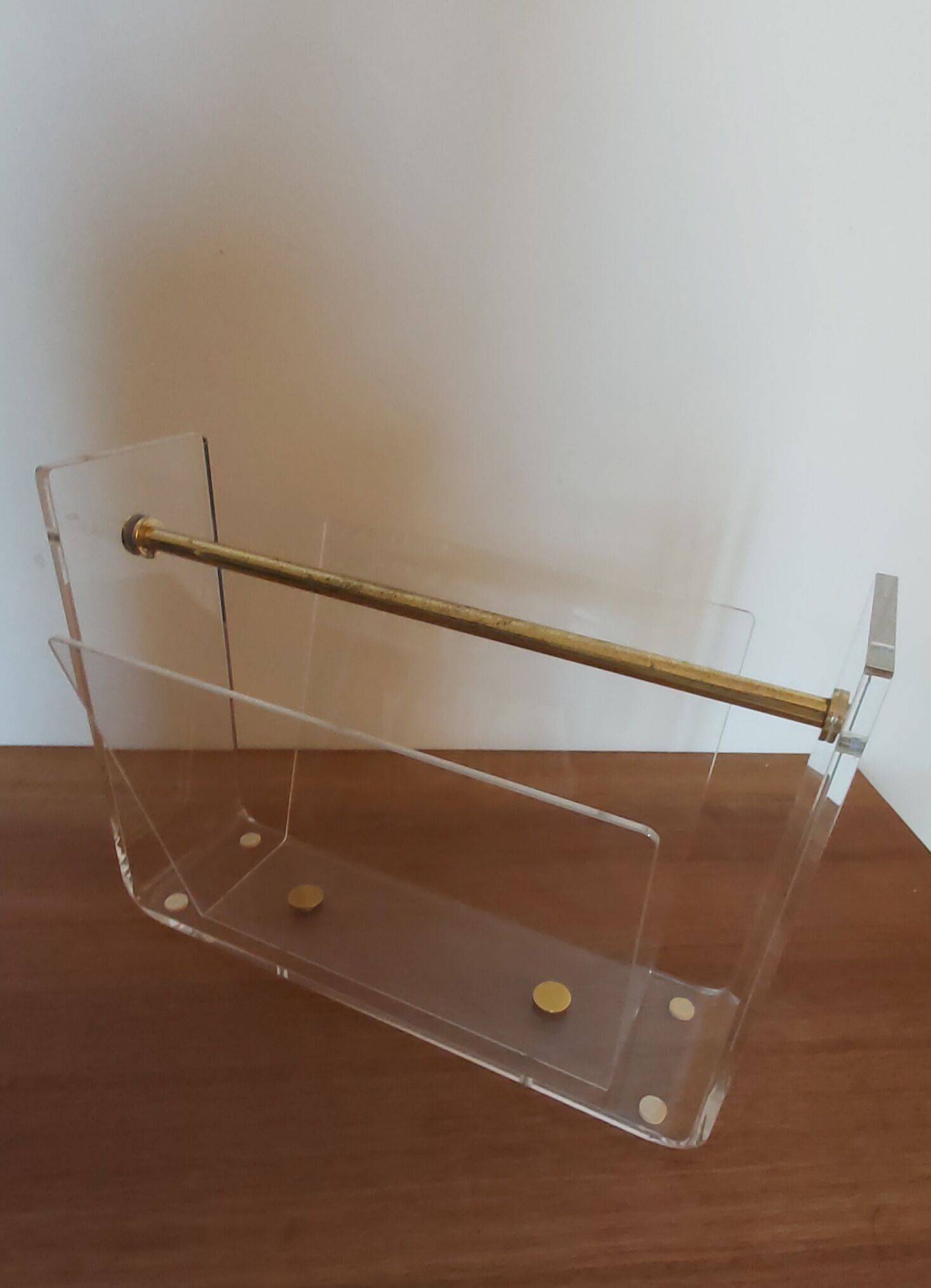 David Lange magazine holder in plexiglas