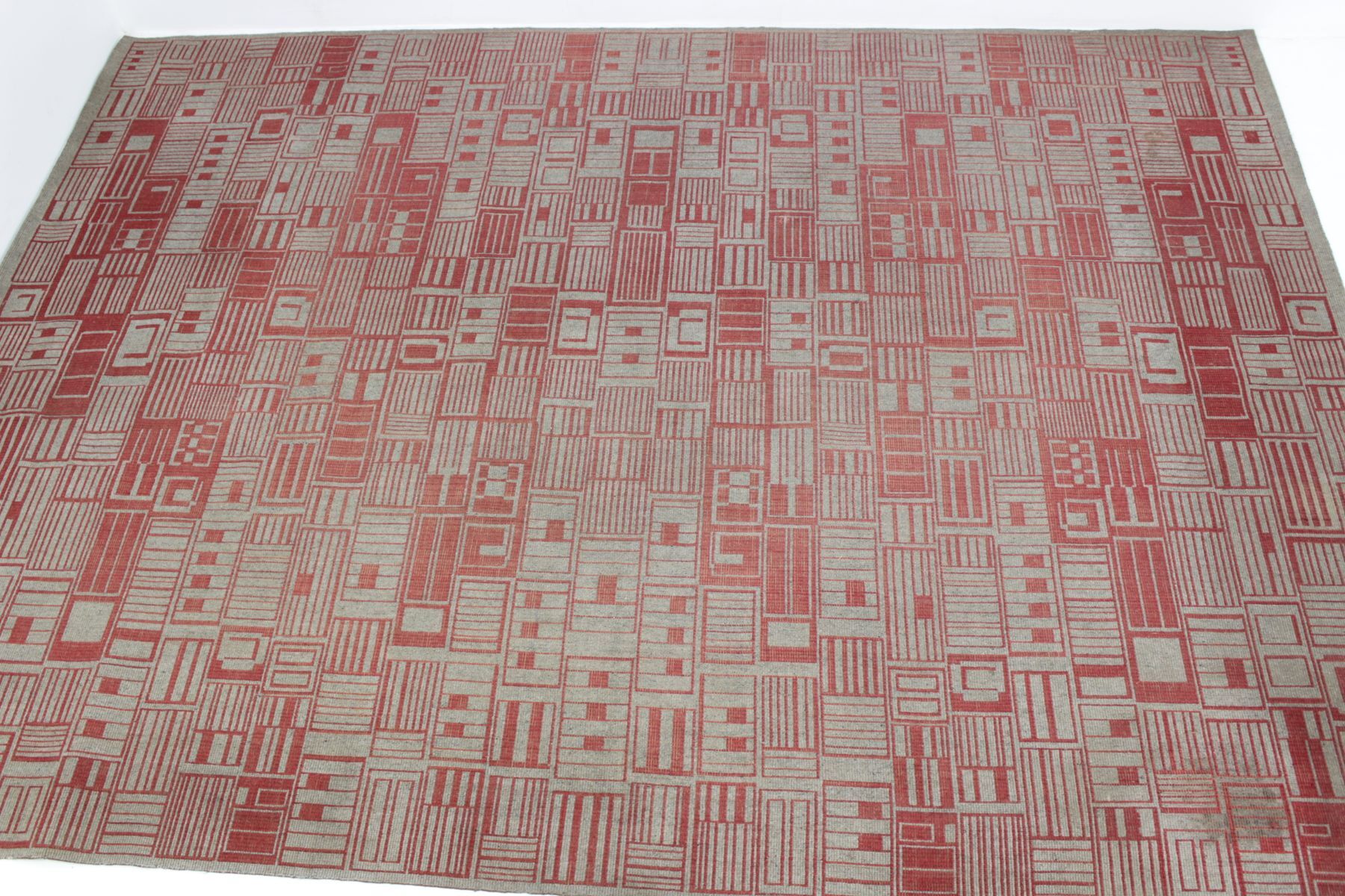 Carpet mid-century modernist geometric 350x250cm