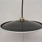 Enameled sheet metal pendant lights