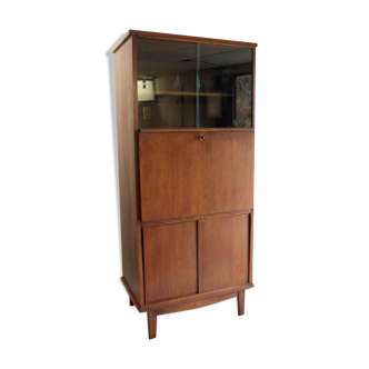 Bibliothèque secrétaire vitrine circa 50