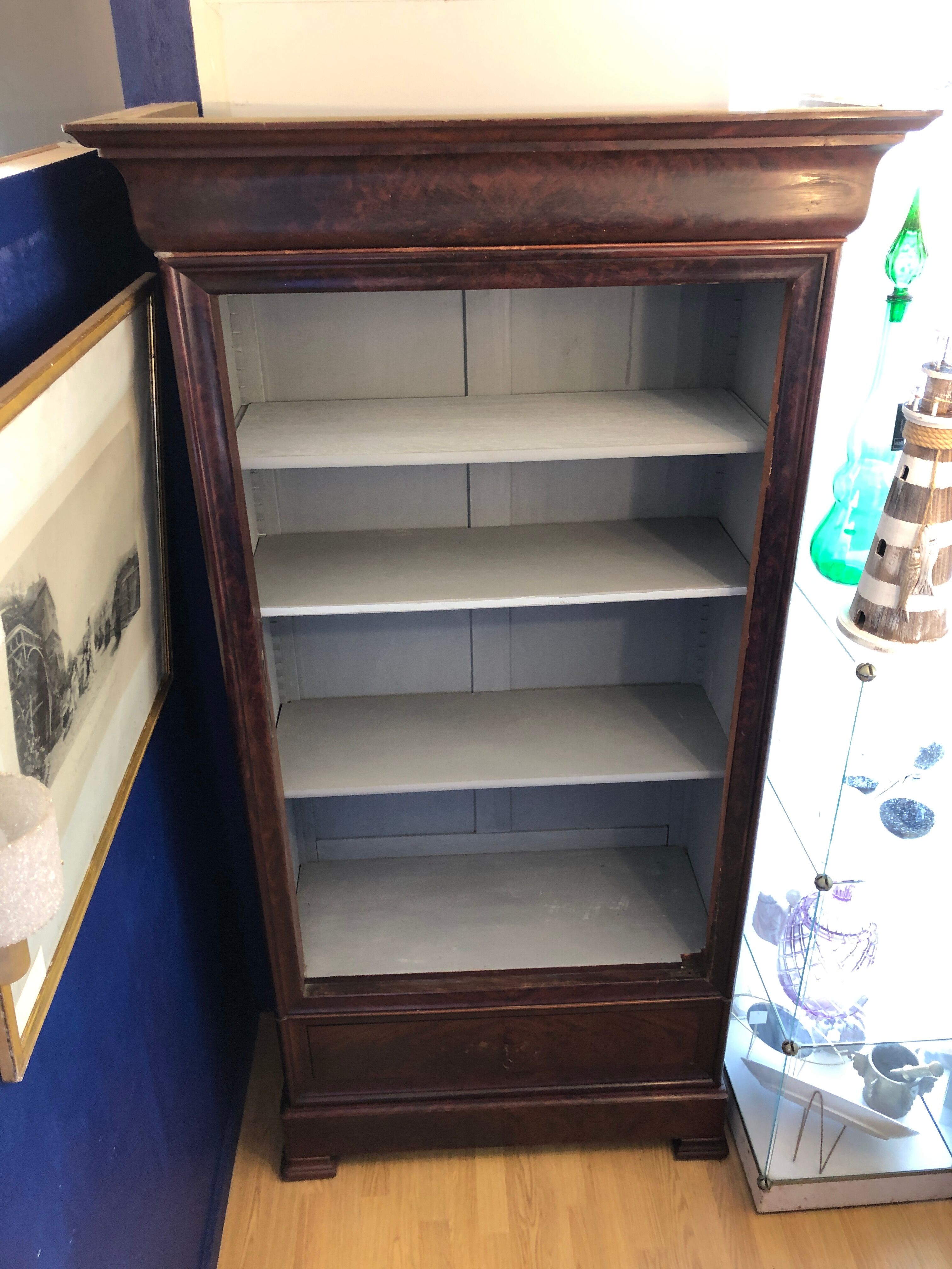 Napoleon III Library in Mahogany