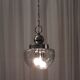 Vintage chrome hanging lamp, 1970s