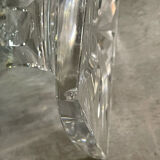 Diamond-cut crystal baluster vase with Lorraine cross