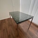 Bureau de Florence Knoll en marbre vert "verde alpi"