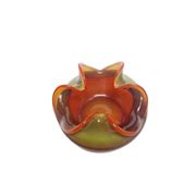 Container by Czesław Zuber for Sudety Glassworks, Poland, 1960s