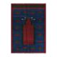 Vintage Turkish handmade rug 114x163 cm