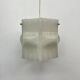 Mid-Century ice lucite pendant lamp , 1970s
