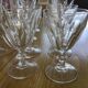 Set 6 wine glasses, 6 water glasses and 6 crystal shot glasses