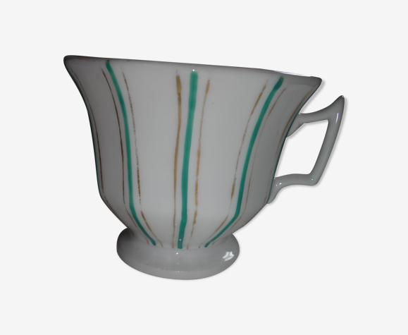 Ancienne tasse porcelaine blanche