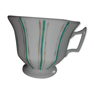 Old white porcelain cup