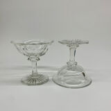 Set of 4 old Champagne Glasses, 1940s