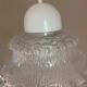 Bubbled glass hanging lamp 60/70
