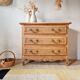 Antique solid wood commode