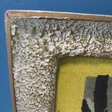 Vintage tapestry by Robert Debiève "The Bird Seller"