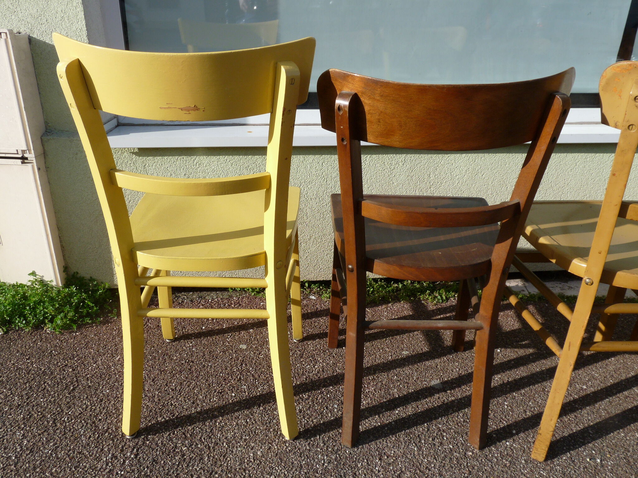 Lot de 6 chaises en bois de bistrot